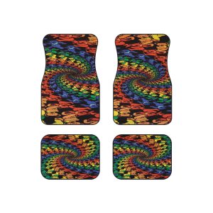 Grateful Dead Rainbow Swirl Car Mats (Set of 4)