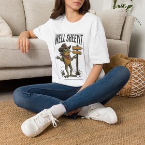 T-Shirt — "Well Sheeyit" Cowboy Frog Graphic Tee