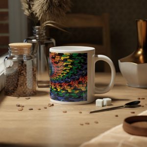 Grateful Dead 20oz Rainbow Psychedelic Swirl Jumbo Mug