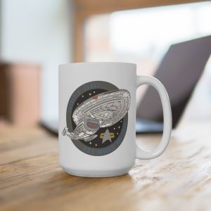 Voyager Starship Mug — Starfleet 15oz Coffee Cup